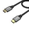 C137W,UNITEK 1.5M HDMI2.1 Male to Male Cable (4K @120H, 8K @60Hz), Space Grey + Black C137W,UNITEK 1.5M HDMI2.1 Male to Male Cable (4K @120H, 8K @60Hz), Space Grey + Black