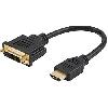 20136 UGREEN  HDMI Male to DVI Female Adapter Cable 22cm (Black) HDMI TO DVI 20136