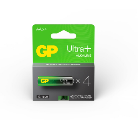 GPPCA15UP200, GP, Battery, AAx4, Ultra+ ALKALINE .