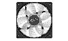  RF120W, DEEPCOOL, Case Fan, 120mm,1300RPM, 48.9CFM, 21.9dB, 3pin+molex, White LED, Black.
