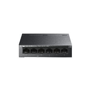  LS106P, TPLINK, Switch, 6-Port 10/100Mbps Desktop Switch with 4-Port 802.3at PoE+, 65W.