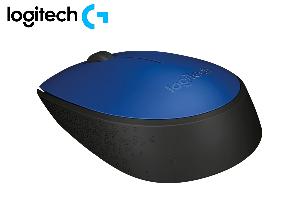 M171, Logitech, Mouse, USB Wireless 1000 dpi 3 Button, 1xAA-12 month 70,5g Blue.