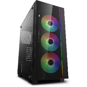  MATREXX 55 V3 ADD-RGB 3F, DEEPCOOL, CASE, ATX, ARGB (3×140), AIO 360mm, Air 165mm, GPU 370mm, 3.5'x2, USB 3.0×2, Audio, 1yr 