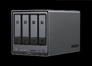 ქსელური საცავი UGREEN NASync DXP4800 Plus (35261) Intel Gold 8505, 8GB, Diskless, RJ45, USB, Type-C, HDMI, 2 years warranty