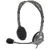  H111, Logitech, Headset, clear audio, 1 x 3.5mm jack, 1.8 m, Black.