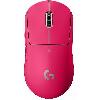  G PRO X, Logitech, Mouse, SUPERLIGHT Wireless Gaming  - 2.4GHZ, MAGENTA,  USB, Max 25600 DPI, L910-005956.