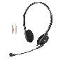  HS-200C, Genius, Headset, Mic, 3.5 mm jack, 1.5 m, Black.