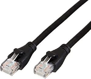 C1810GBK, UNITEK, Pach Cord, 2M, CAT.6 Flat Cable - RJ45 (8P8C) Male, Black Color. C1810GBK, UNITEK, Pach Cord, 2M, CAT.6 Flat Cable - RJ45 (8P8C) Male, Black Color.