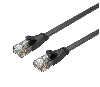 C1810GBK, UNITEK, Pach Cord, 2M, CAT.6 Flat Cable - RJ45 (8P8C) Male, Black Color. C1810GBK, UNITEK, Pach Cord, 2M, CAT.6 Flat Cable - RJ45 (8P8C) Male, Black Color.