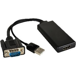 KDHMAD7001C, KINGDA, VGA to HDMI converter with USB Power