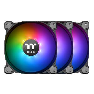 Pure Plus 12 LED RGB Radiator Fan TT Premium Edition(3-Fan Pack) 120mm