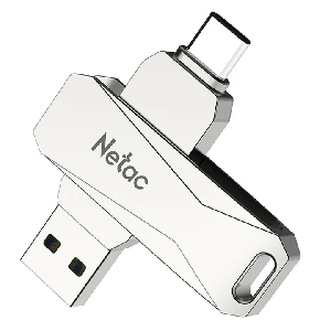  U782C, NETAC, Flash Memory, 128GB USB3.2+TypeC Dual Flash Drive.