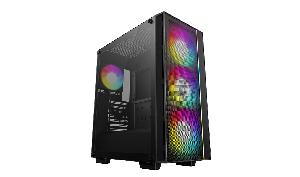  MATREXX 55 MESH V4, DEEPCOOL, CASE, ATX, ARGB (3×140, 1×120), AIO 360mm, Air 165mm, GPU 370mm, 3.5'x2, USB 3.0×2, Audio, 1yr