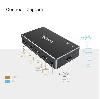  V1109A, UNITEK, HDMI Splitter, 4K HDMI 1.4b Splitter 1 In 4 Out, Color: Space Grey and Black.