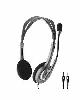  H110, LOGITECH, Headset, L981-000271, 2x3.5mm, In-line controls, 1.8 m, on-ear,  (noise-canceling mic) Silver/ Gray..