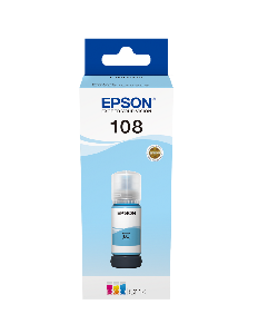  108 - C13T09C54A, EPSON, Ink, Light Cyan Ink Bottle 70ml, 7,200 pages.