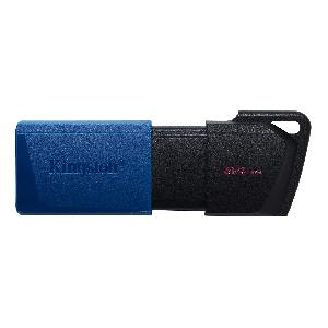  DTXM/64GB, KINGSTON, Flash Memory, USB 3.2  Black + Blue.