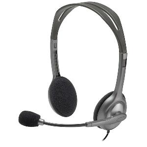 H111 LOGITECH Stereo Headset  - One Plug L981-000593