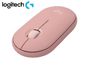  Pebble Mouse 2 M350s Silent, Logitech, Mouse, L910-007014 Bluetooth 4K dpi 3 Button 1xAA-24 month 76g Tonal Rose.