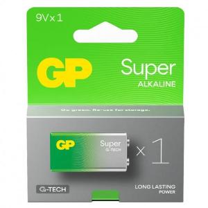 GPPVA9VAS780  GP Super ALKALINE 1604A21-SB1 bat (9V) 4891199216251