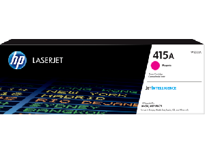  415A, HP, Toner Cartridge, Magenta 2,100 pages.