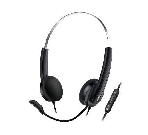  HS-220U, Genius, Headset, AI Copilot, Mic, Volume control, Type-C, 2.4 m, Black.