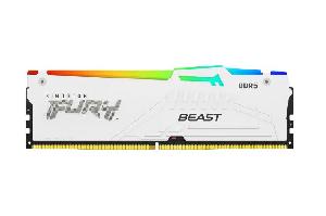 KF552C36BWEA-16 Kingston FURY (RGB) White 16GB  DIMM DDR5 5200Mhz CL36 1.25V 1Rx8 288 Pin Memory Module for Desktop / Gamers