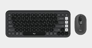  POP ICON, LOGITECH, Keyboard, Wireless COMBO, BT,GRAPHITE.