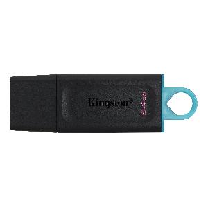  DTX/64GB, KINGSTON, Flash Memory, USB3.2 black.