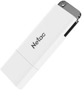  U185, NETAC, Flash Memory, 64GB  USB3.0 White. With LED indicator.