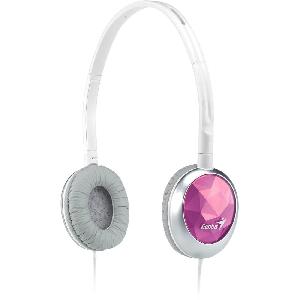  GHP-400S, Genius, Headphone, sapphire Light weight, 3,5mm jack, 1.2M, Red.