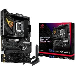  ROG STRIX Z890-H GAMING WIFI, ASUS, MB, DDR5, LGA1851,  4 x DIMM slots, max. 256GB, 2x2 Wi-Fi 7,  4 x M.2 slots and 4 x SATA