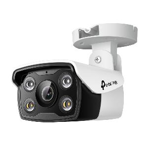  VIGI C340(2.8mm), TPLINK, Camera, 4MP Outdoor Full-Color Bullet 1/3 CMOS F1.6,IP67,H.265+ 2 Way Audio,SD Card up to 512G PoE