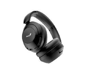 HS-810BT, Genius, Headphone, Bluetooth 5.3, Foldable, 8-hour Playtime, Mic In-line, 3.5 mm line-in, Black.