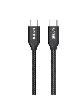 C14158ABK01-2M, UNITEK, BLACK  2M USB-C PD 60w charging cable with LED Display C14158ABK01-2M, UNITEK, BLACK  2M USB-C PD 60w charging cable with LED Display