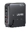 P1229ABK, UNITEK, 100W 4-in-1 Desktop GaN Charger (2*USB-C PD + 2*USB-A QC3.0) P1229ABK, UNITEK, 100W 4-in-1 Desktop GaN Charger (2*USB-C PD + 2*USB-A QC3.0)