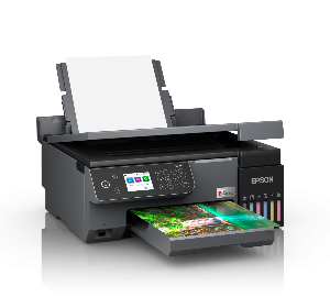 EcoTank L8100, EPSON, Printer, C11CK94401 A4 6 Color MFP, 5760x1440, RJ45, Wifi, (Ink 108).
