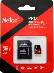  P500 Extreme Pro , NETAC, Memory Card, 32GB MicroSDHC G-R V10/A1/C10 up to100MB/s,retail pack with SD Adapter.