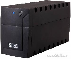  RPT-800A, POWERCOM, UPS, 800VA/480W,Line-Interactive,3xSchuko,165-300VAC,12V7.2Ah,USB,Tower,Black.