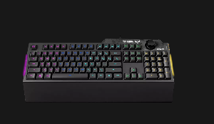 ASUS Gaming Keyboard RA04 TUF GAMING K1/RU, 5-zone Aura Sync RGB, USB 1.8m 90MP01X0-BKRA00 