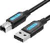 COQBJ VENTION COQBJ USB 2.0 A Male to B Male Cable 5M Black PVC Type COQBJ VENTION COQBJ USB 2.0 A Male to B Male Cable 5M Black PVC Type