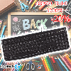 K120, Logitech Corded Keyboard, USB 1.5m, RU/EN BLACK (L920-002506)