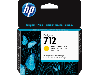 3ED69A HP 712 29ml Yellow Ink Cartridge