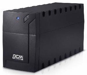  RPT-1000A, POWERCOM, UPS, 1000VA/600W,Line-Interactive,3xSchuko,165-300VAC,12V9Ah,USB,Tower,Black.