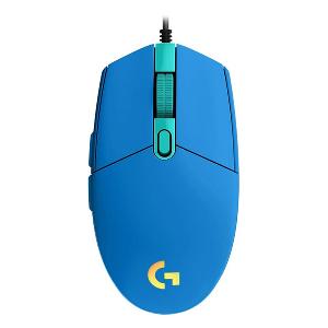 G102, Logitech Corded Gaming Mouse, RGB lighting, 200 – 8,000 dpi,  6 buttons, 2.1 m, BLUE - USB 1Y (L910-005801)