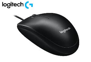  M100, LOGITECH, Mouse, Optical, 1000 DPI, 3 Buttons, 90 g, 1.8m USB BLACK.