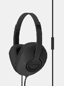  UR23iK, Koss, Earphone, Noise Isolating, In-Line Microphone Over The Ear Full Size Headphones, 3.5mm Black.