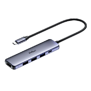  WF13, NETAC, USB Adapter, Type-C to USB3.0+USB2.0*2+100W PD+HDMI.