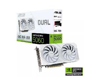  DUAL-RTX5060-O8G-WHITE , ASUS, Ggraphics Card, Dual GeForce RTX™ 5060 8GB .