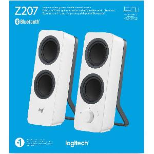 Z207, LOGITECH Bluetooth Computer Speakers - WHITE - BT (L980-001292)